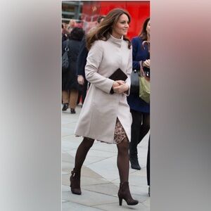 Aquatalia brown suede heeled boots size 10